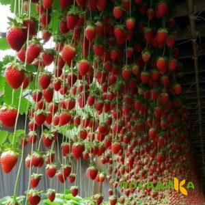 Клубника ампельная Анастасия купить по цене от 370р. в интернет-магазине «Посадика» с доставкой почтой в в Бутурлиновкае и по всей России – [изображение №1].
